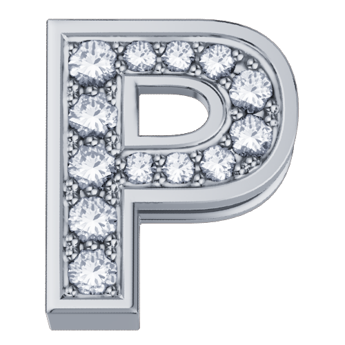 Charm Elements in Oro bianco Diamante 0.02 Ct DCHF3319P.002 - DCHF3319P.002